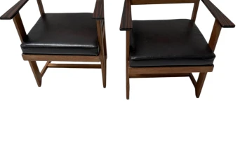 Two Art Deco Modernist Armchairs by Anton Lucas for N.V. Meubelkunst, 1920s